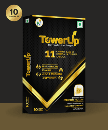 TowerUp - Male Performance Supplement Pills - Powered with 11 Essential Ingredients